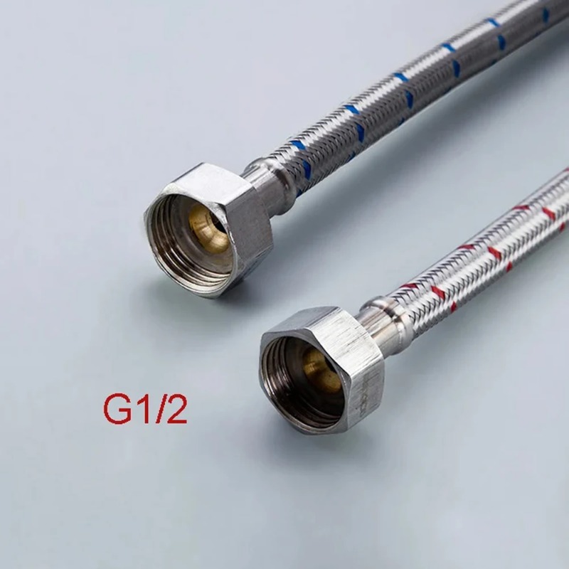 2PCS 60cm Flexible Plumbing Pi - огляд і ціна Basin Mixer Tap