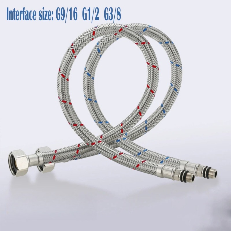 2PCS 60cm Flexible Plumbing Pi - огляд і ціна Basin Mixer Tap
