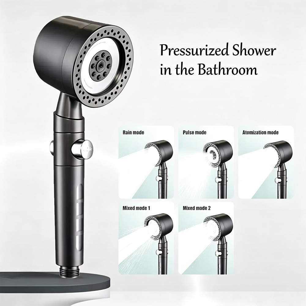 High-Pressure Handheld Shower  - огляд і ціна Home One Bathroom Accessories