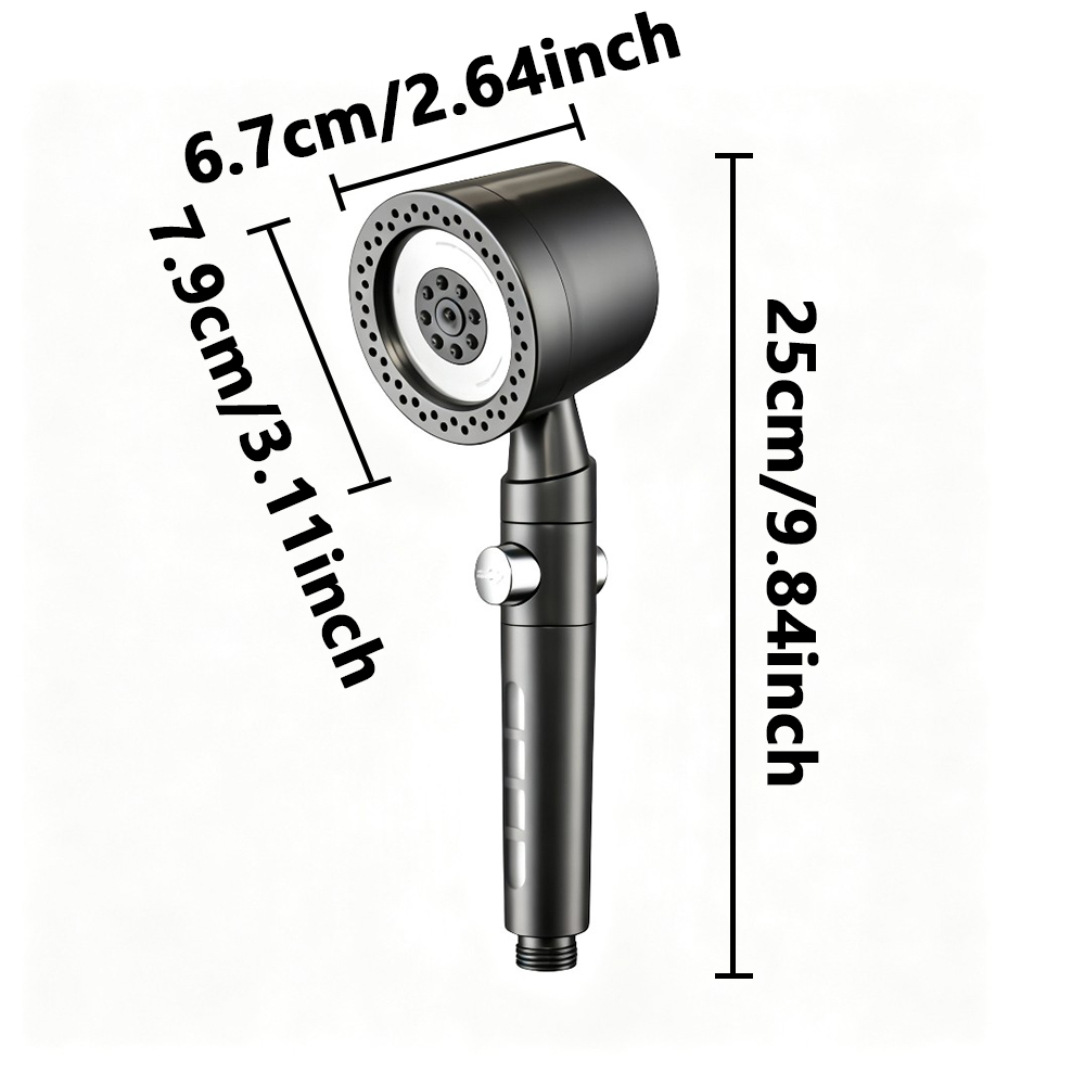 High-Pressure Handheld Shower  - огляд і ціна Home One Bathroom Accessories