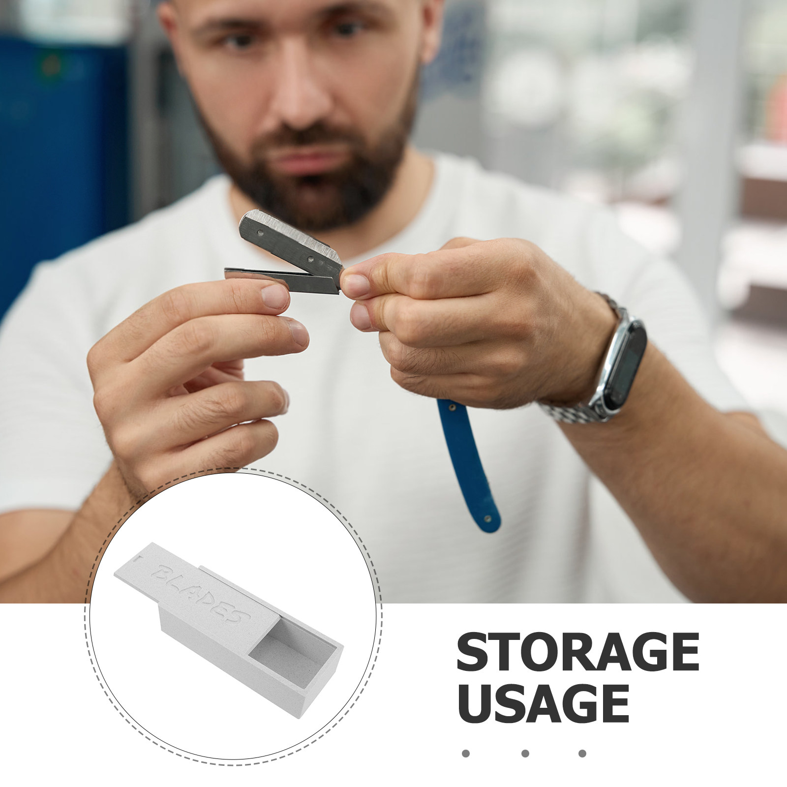 White Double Compartment Blade - огляд і ціна Home One Bathroom Accessories