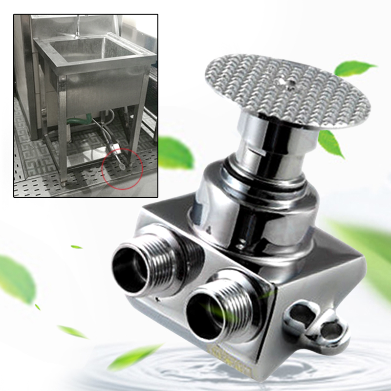 1PCS Foot Pedal Valve Copper F - огляд і ціна Basin Mixer Tap