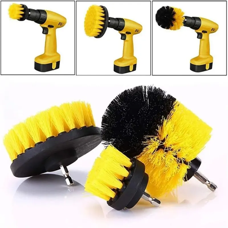 3 pcs/set drill brush set powe - огляд і ціна Home Bathroom Products