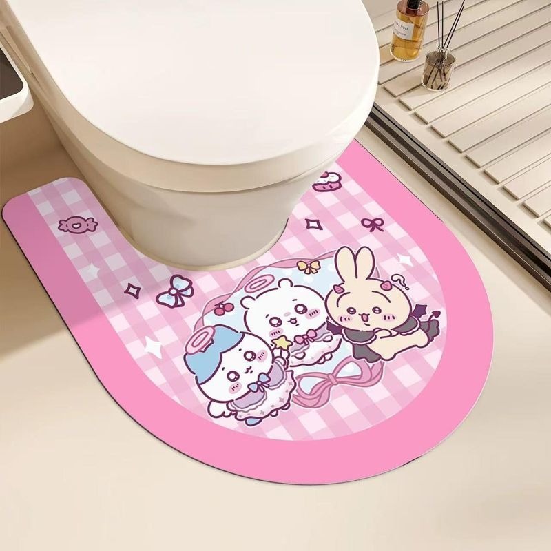 Cute Chiikawa U Shaped Toilet  - огляд і ціна Home One Bathroom Accessories