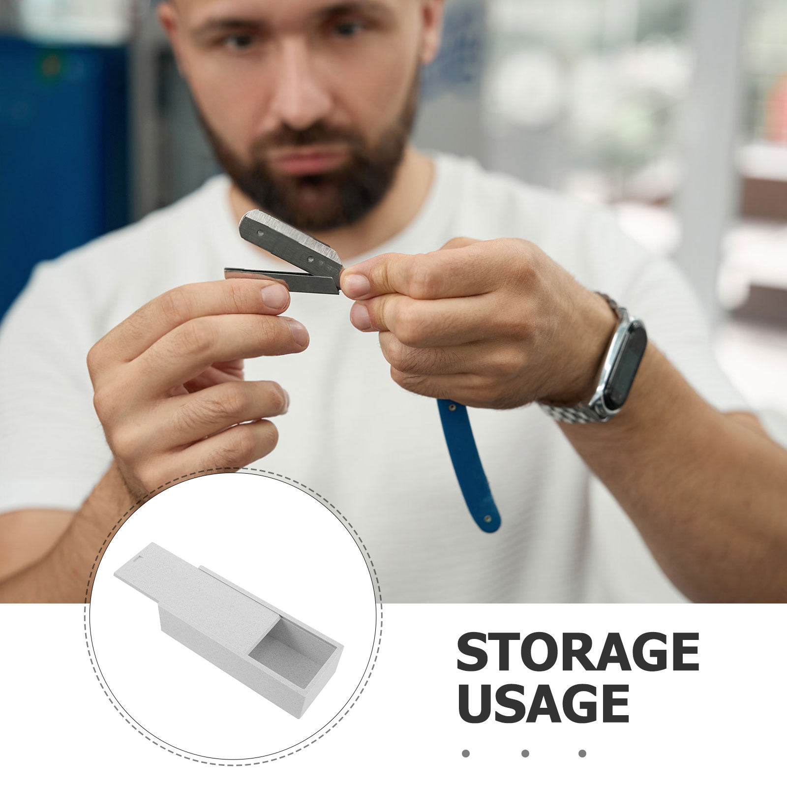 White Double Compartment Blade - огляд і ціна Home One Bathroom Accessories