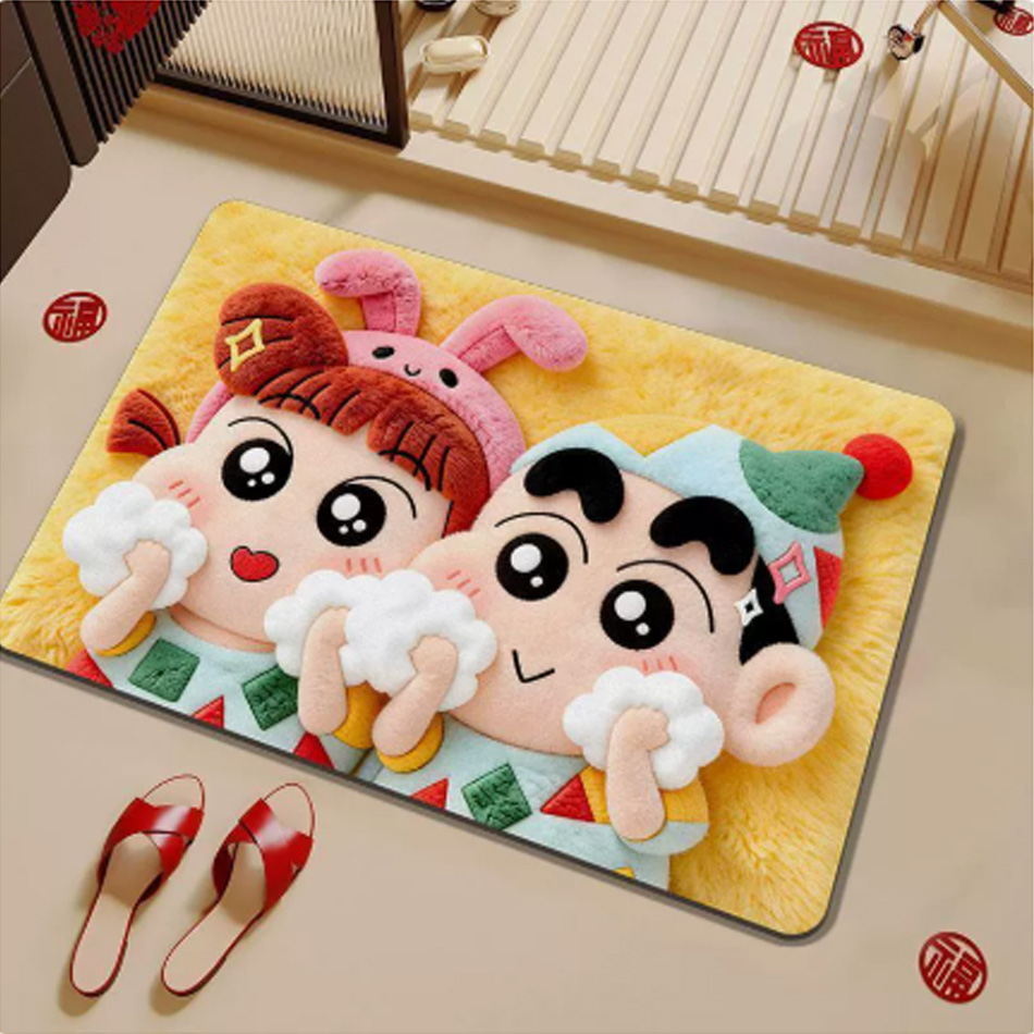 2027 Cartoon Diatomaceous Eart - огляд і ціна Home Goods Bathroom Mats